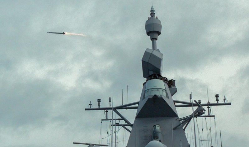 New Zealand's HMNZS Te Mana successfully fires first Sea Ceptor missile