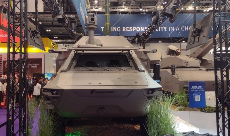 DSEI 2025: Rheinmetall adds Lockheed Martin missile punch to Fuchs vehicle