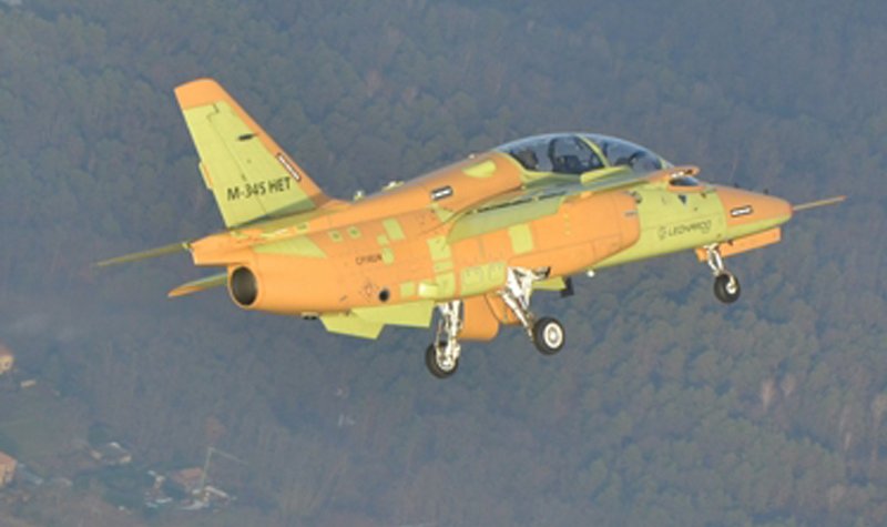 First production M-345 aircraft performs maiden flight