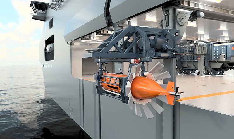 DSEI 2023: Kongsberg Maritime unveils new Mission Bay Handling System