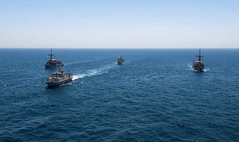 US, UK and naval Saudi forces conduct mine countermeasure training