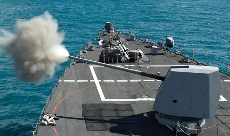 Upgraded MK 45 guns for US Navy