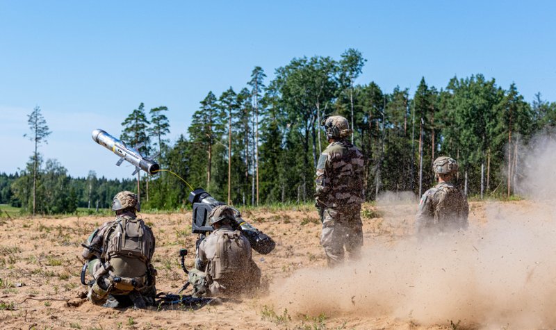 French Army fires MMP in Estonia