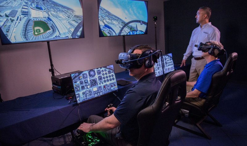 Mixed reality training systems for T-38C programme