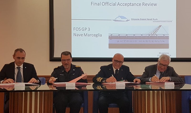 Italian Navy receives Antonio Marceglia frigate