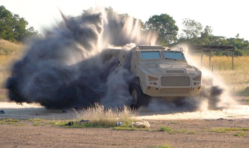 Mbombe 4 passes blast testing