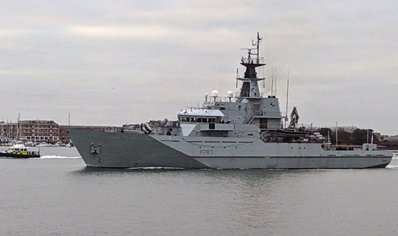 HMS Mersey joins patrol for Channel migrant dinghies