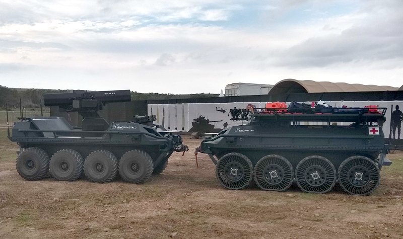 Mission Master UGV fitted with new weapon payload