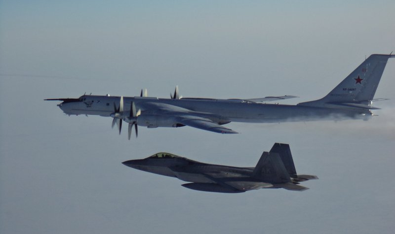 NORAD F-22s and CF-18s intercept Russian ISR aircraft near Alaska