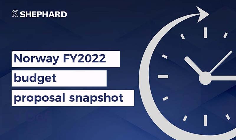 Norway FY22 budget proposal (video)