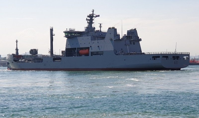 Hyundai delivers Polar-class logistics support ship