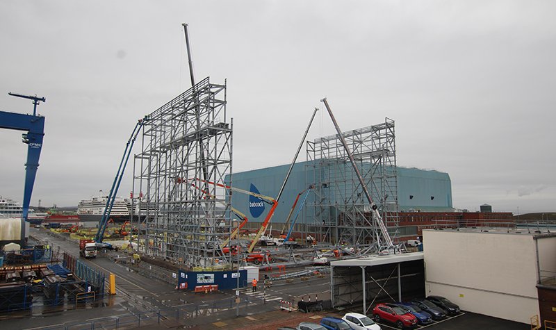 Babcock invests in new Module Hall at Rosyth