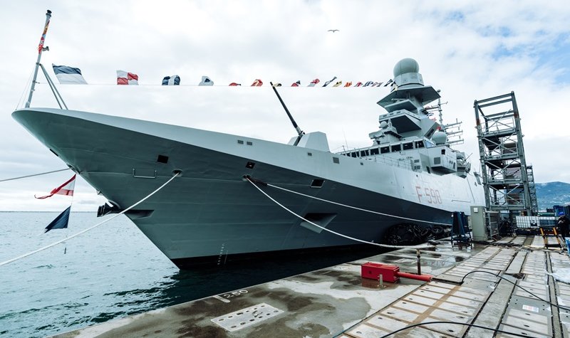 New enhanced FREMM frigate delivered to Italian Navy