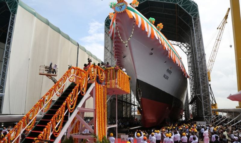 INS Nilgiri stealth frigate launched