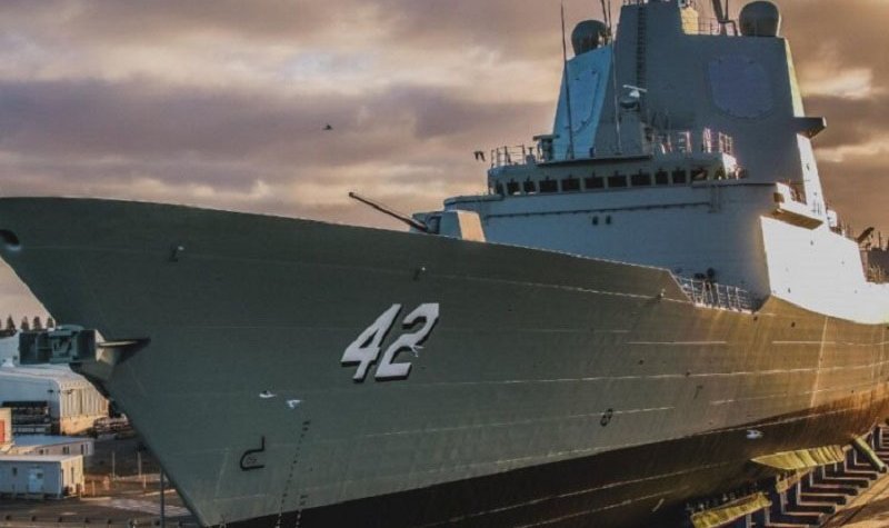 Australian Navy’s third AWD launched