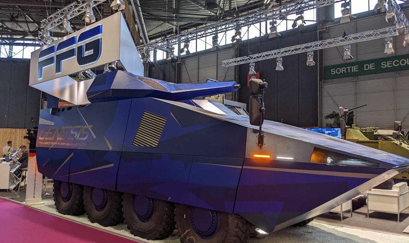 Eurosatory 2022: Hybrid-drive armoured 8x8 points to versatile future