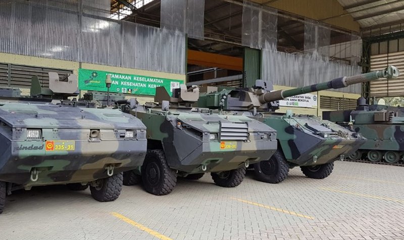PT Pindad in the thick of action with tanks, APCs and ammunition