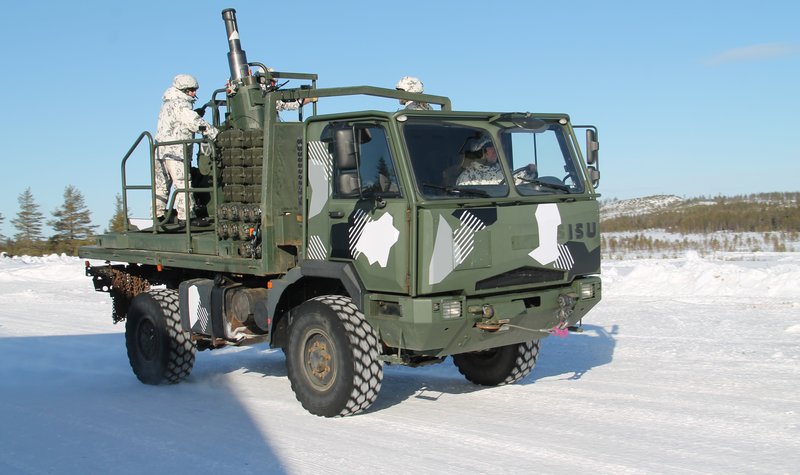 Patria adds 120mm mortar system to 4x4 truck