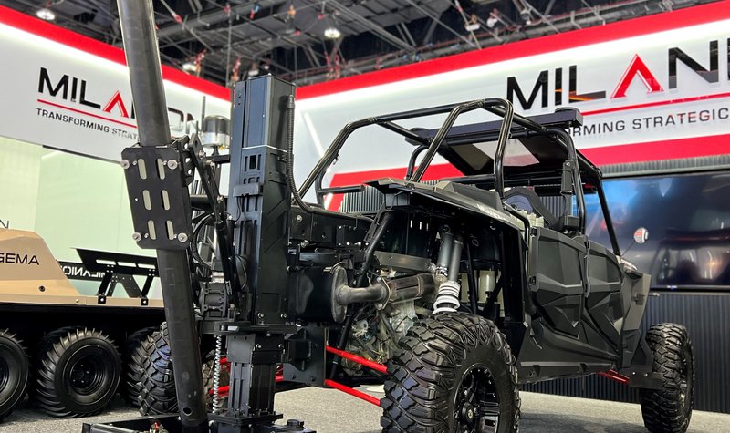 IDEX 2023: Milanion NTGS integrates light mortar on all-terrain vehicle, signs Streit Group MoU