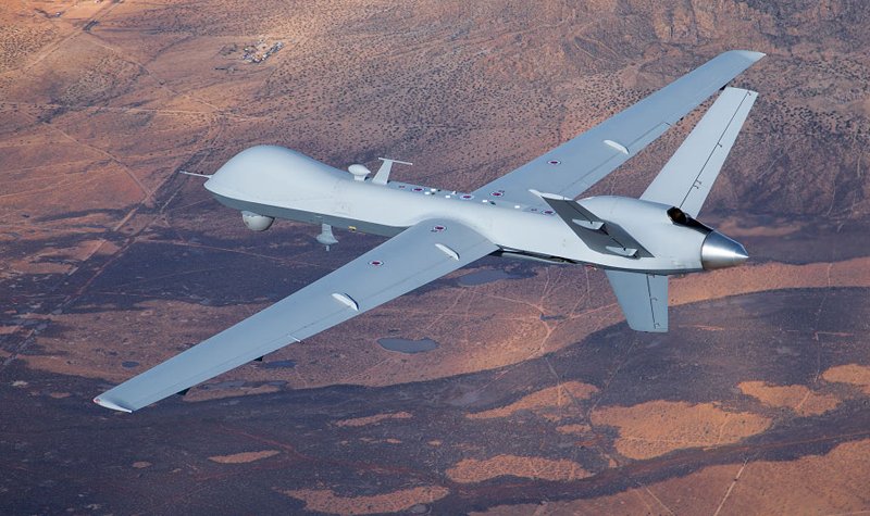 Predator B providing California wildfire recon