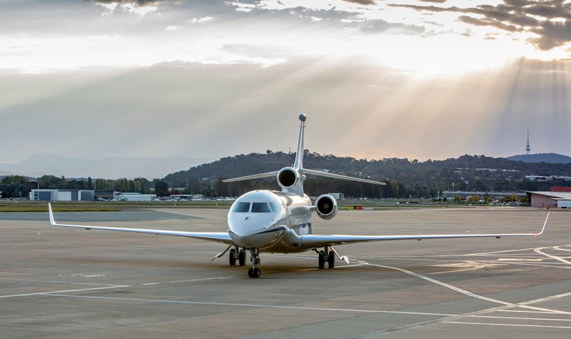 Dassault Falcon 7X arrives in Australia
