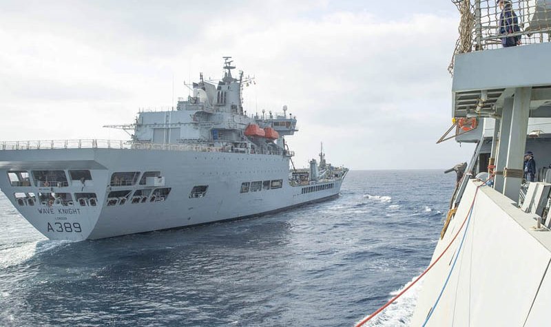 RFA Wave Knight​ completes Middle East deployment