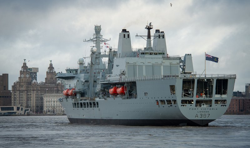 RFA Fort Victoria completes maintenance survey