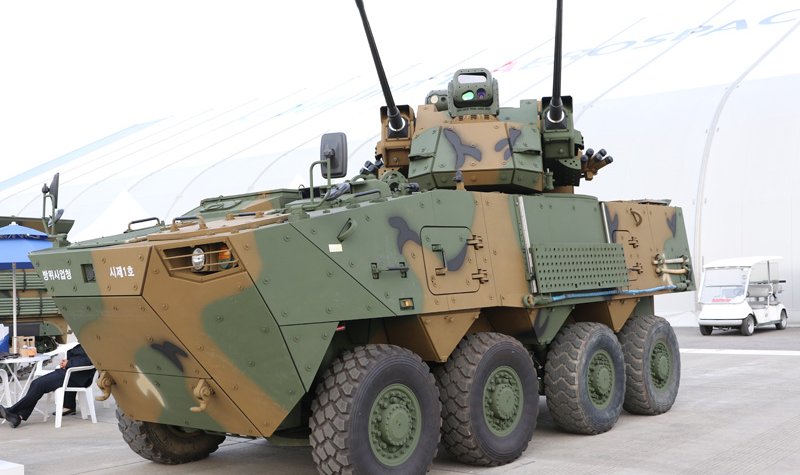 South Korean army receives first air defence guns