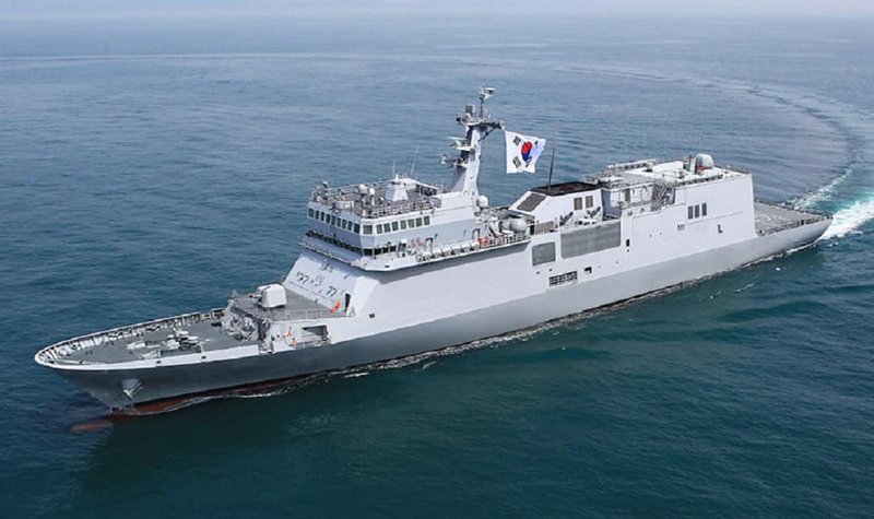 South Korea receives training ship and upgrades existing platforms