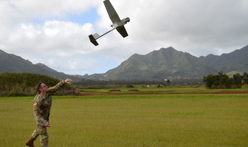 US Air Force in SUAS survey mission hunt