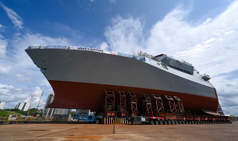Second Royal Navy Type 26 frigate sees the light