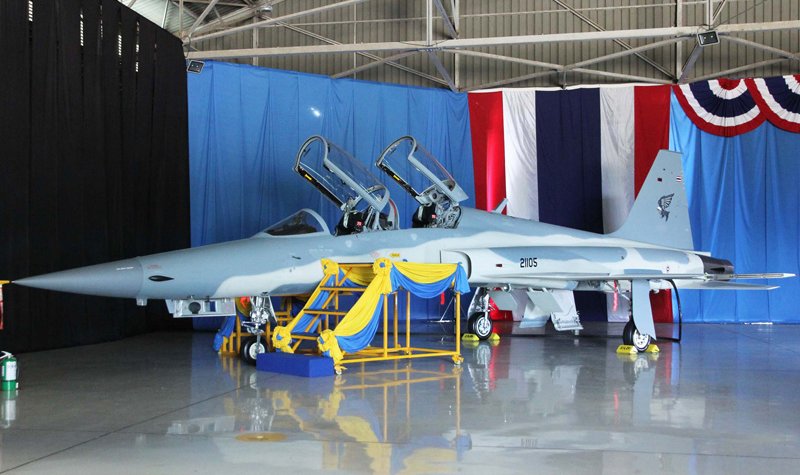 Thailand rolls out first upgraded F-5ST