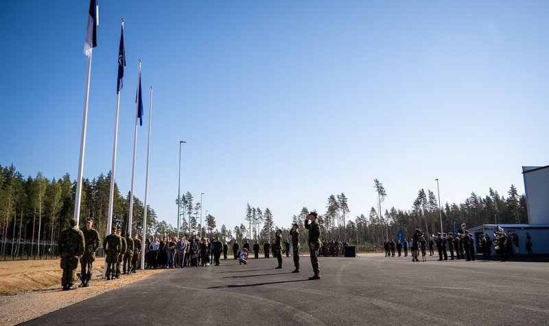 Estonia opens military camp to accommodate NATO forces close to Russian border