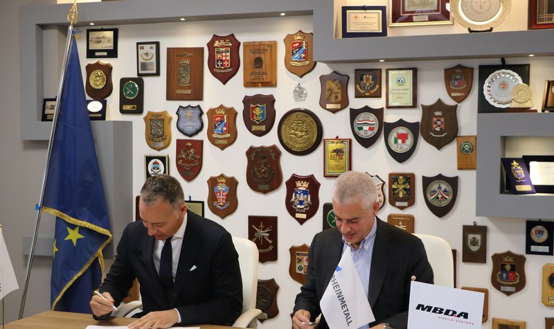 Rheinmetall and MBDA team up in Italy for air defence MoU