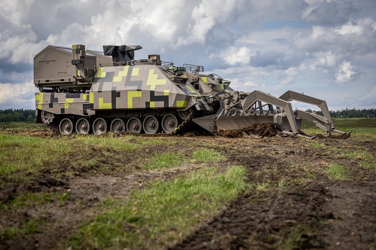 Rheinmetall unveils Armoured Breaching Vehicle Keiler NG at Eurosatory