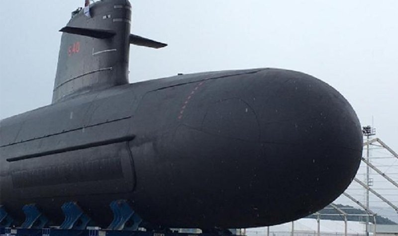 Brazilian Navy prepares Riachuelo submarine for launch