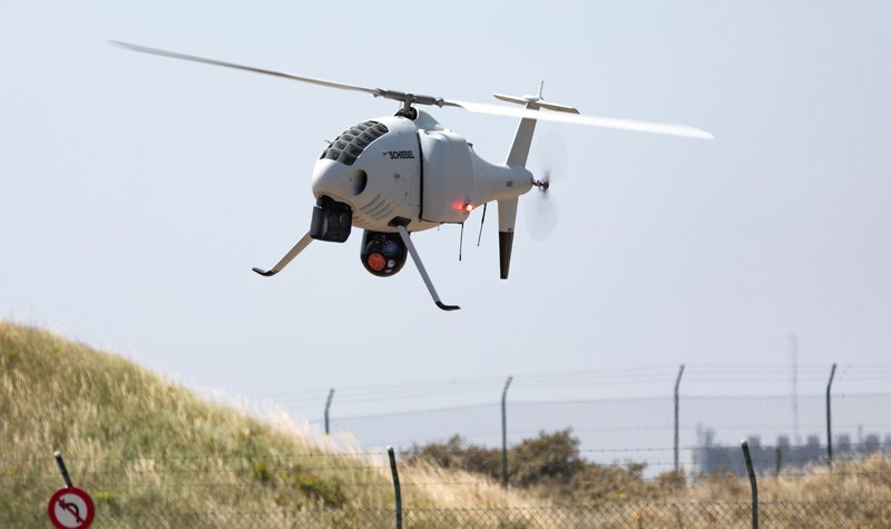 Camcopter S-100 demo for Belgian Navy