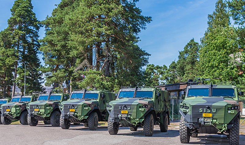 Finland receives SISU 4x4 vehicles
