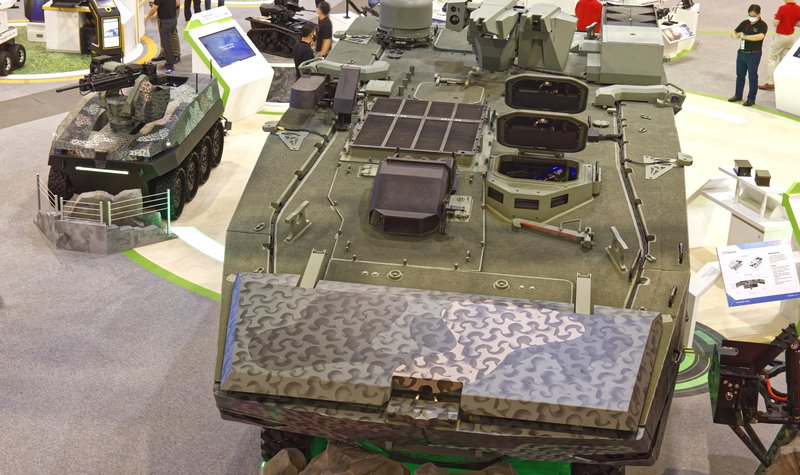 Singapore Airshow 2022: ST Engineering showcases hybrid Terrex with UGV interoperability