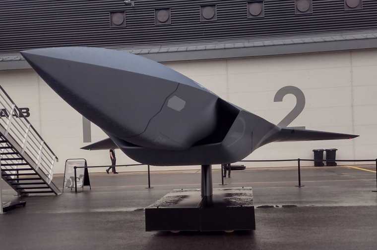 Saab shows uncrewed concept and accelerates programme with first flight due in 2027