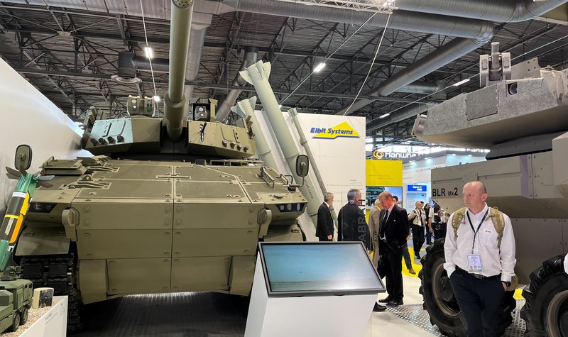 ﻿Eurosatory 2022: Optionally crewed Sabrah turret goes on show
