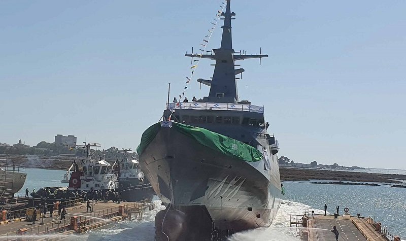 First of five new Royal Saudi Naval Forces corvettes launched