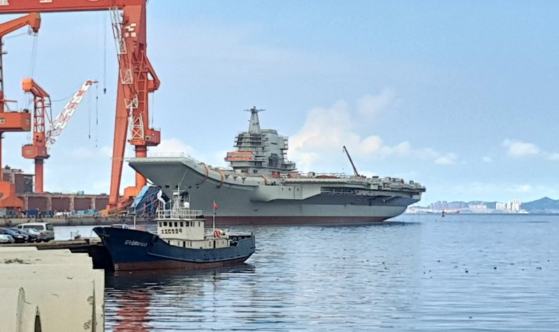 PLAN aircraft carrier sea trials on schedule
