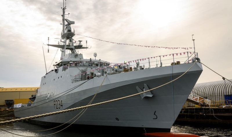 Royal Navy names HMS Spey OPV