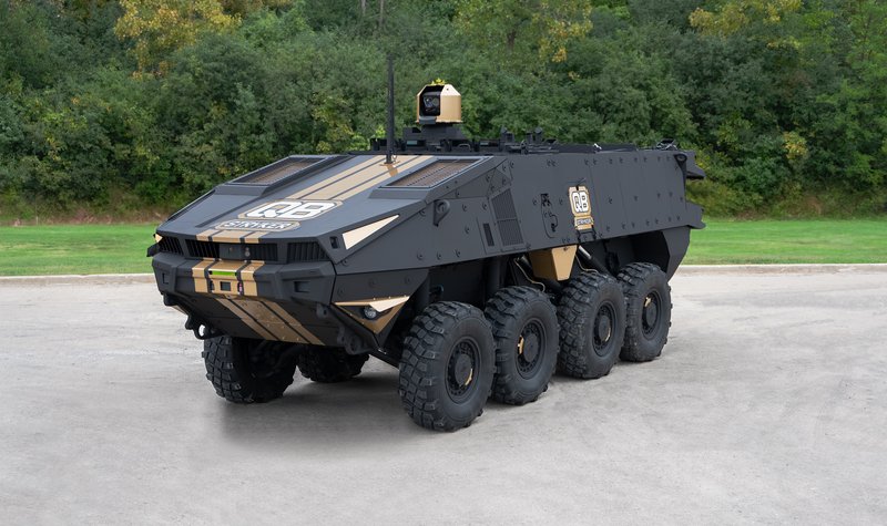 AUSA 2023: GDLS introduces a new version of the Stryker armoured vehicle with robotic capabilities