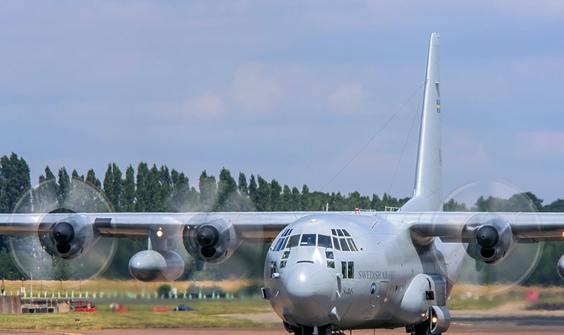 Marshall to continue Swedish C-130 support