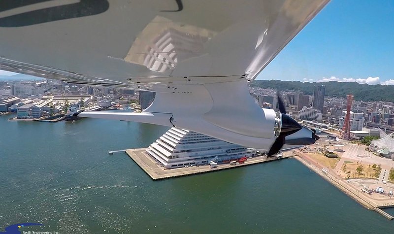 Swift020 UAS flies in Japan