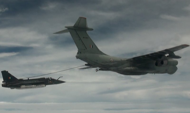 LCA Tejas in air-to-air refuelling trials