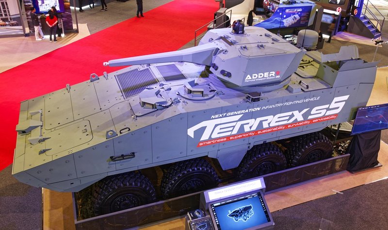 ST Engineering goes big on hybrid at Singapore Airshow with Terrex s5 and new 4x4 MRAP