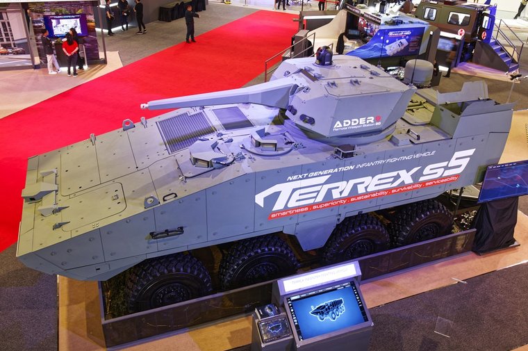 ST Engineering goes big on hybrid at Singapore Airshow with Terrex s5 and  new 4x4 MRAP | Shephard
